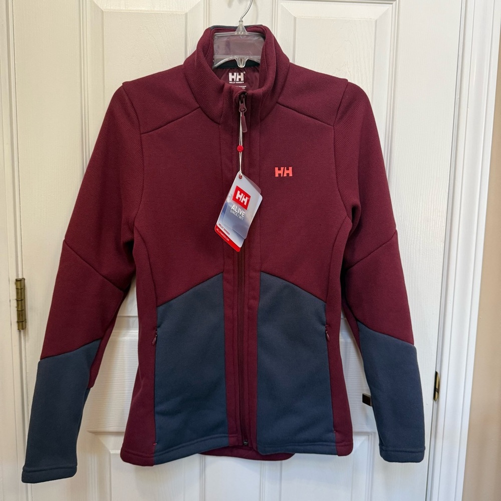 Helly Hansen Burgundy and Gray Women's Jacket